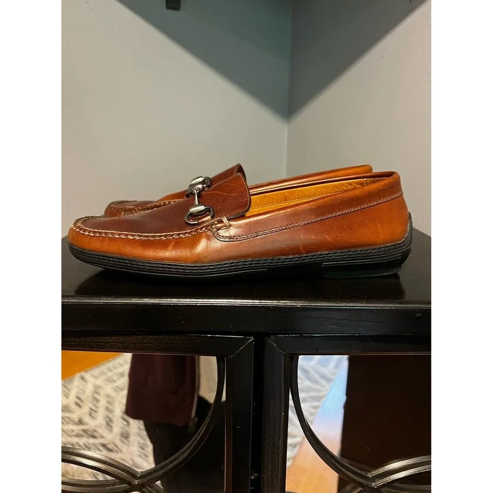 Peter Millar leather loafers